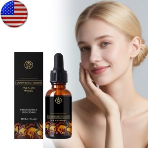 Hydrating brightening facial serum essence, refreshing fast absorbing daily facial care liquid for nourishing moisturizing glowing smooth face skin