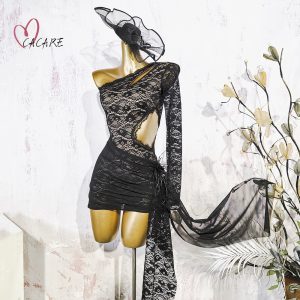 CACARE Sexy Latin Dance Dress Clothing Women Latina Salsa Latin Dance Competition Dresses Latin American Training Dress Dropship