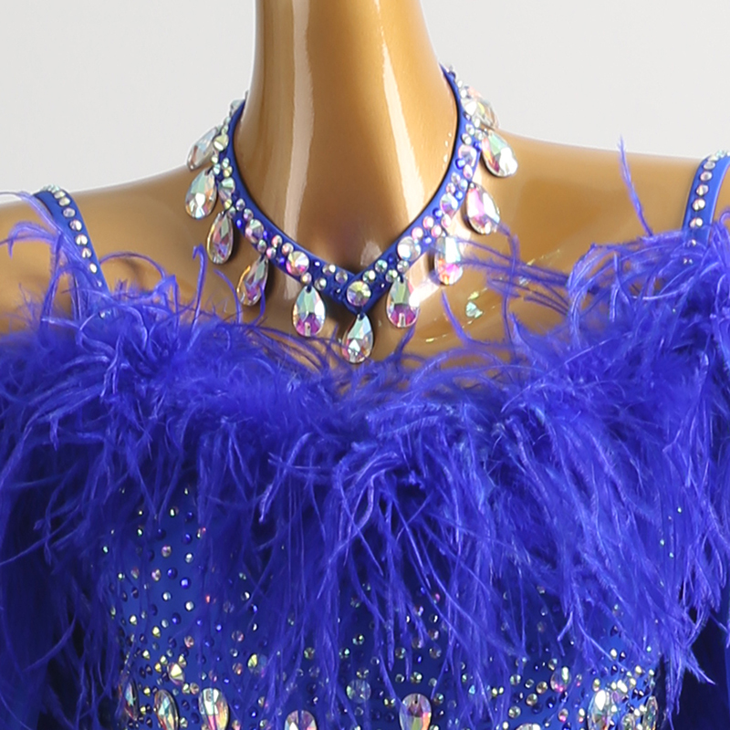 Luxury Standard Ballroom Waltz Modern Dance Dress Suit Stage Costume Competition Flamenco Dance Wear 0462 - Image 4
