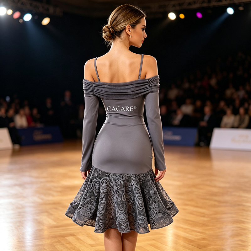 CACARE Latin Dance Dress Clothing Women Latin Dance Competition Dresses Latin American Dropship 0460 - Image 3