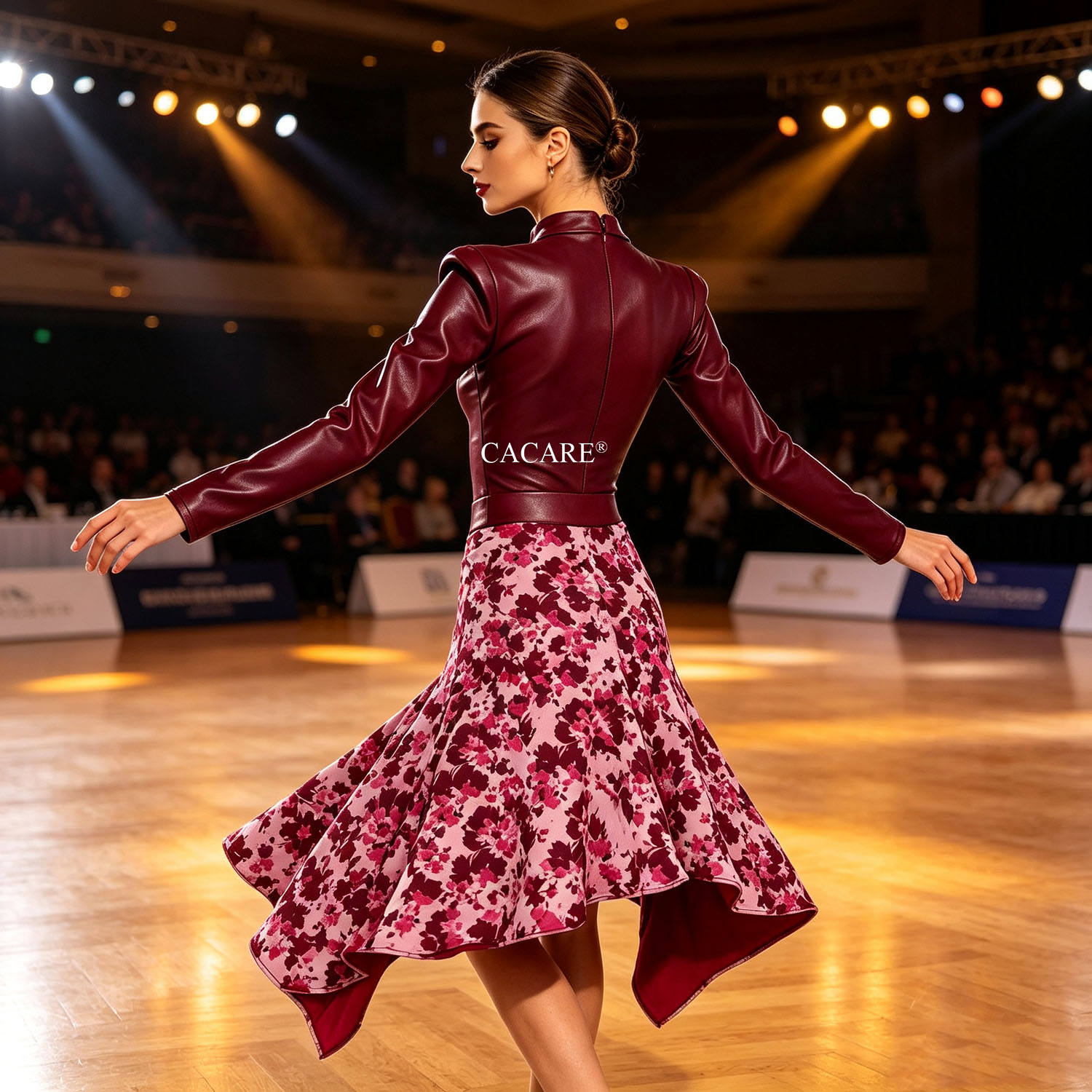 CACARE Latin Dance Dress Clothing Women Leotard Skirt Set Latina Salsa Latin Dance Competition Dresses Latin American Dropship - Image 3